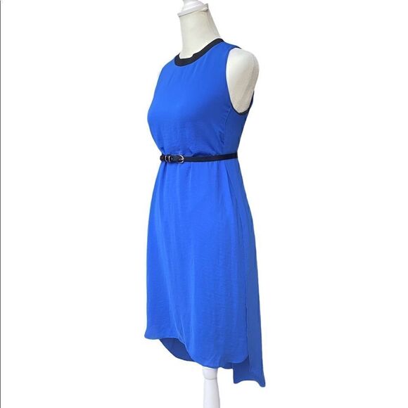 Rachel Rachel Roy Blue Petra High-Low Sleeveless Dress - Picture 8 of 16